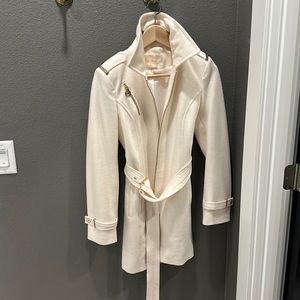 Michael Kors wool belted peacoat